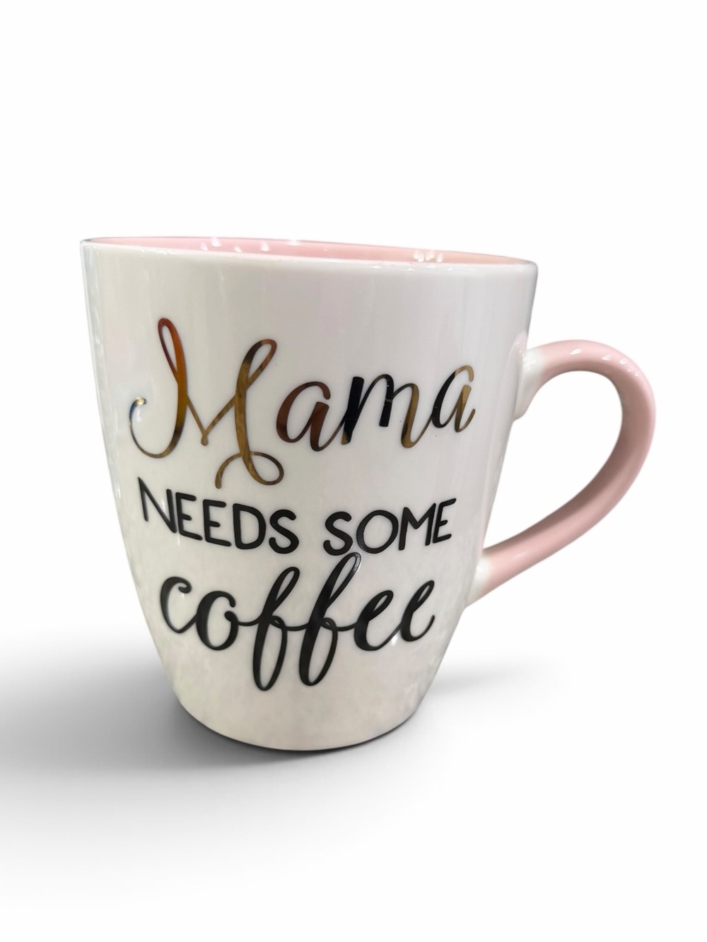 Threshold ‘Mama Needs Some Coffee’ White 27 oz Large Porcelain Mug Coffee Cup